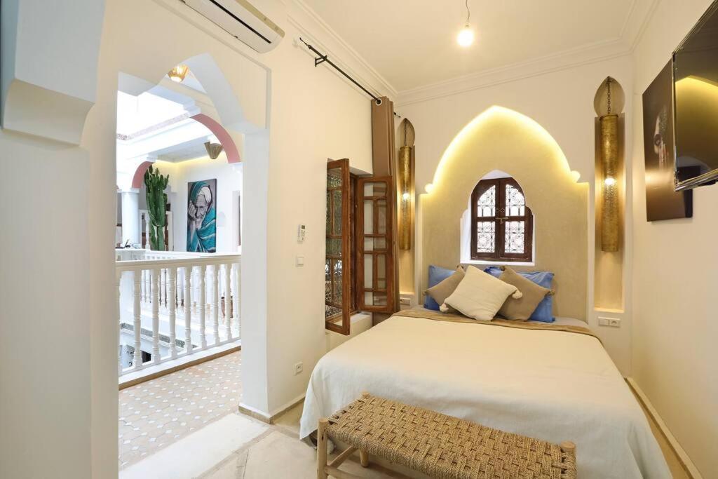 Riad El Khir En Centre Ville Rooftop Et Bassin مراكش المظهر الخارجي الصورة