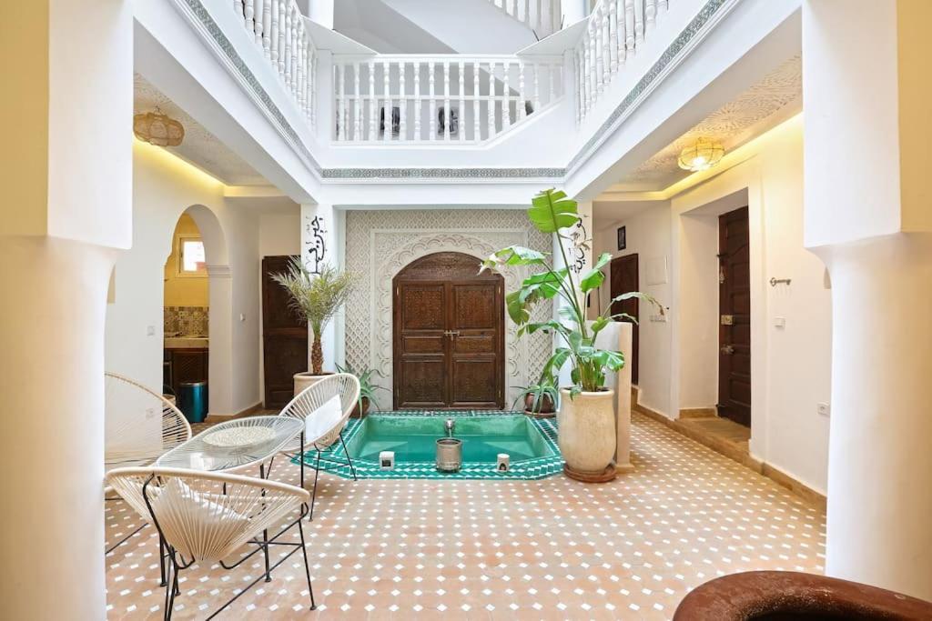 Riad El Khir En Centre Ville Rooftop Et Bassin مراكش المظهر الخارجي الصورة