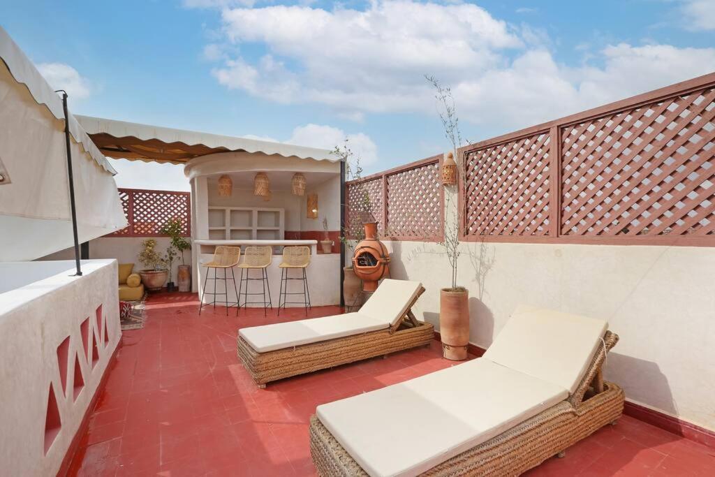 Riad El Khir En Centre Ville Rooftop Et Bassin مراكش المظهر الخارجي الصورة