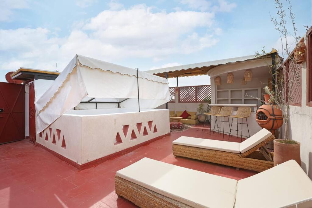 Riad El Khir En Centre Ville Rooftop Et Bassin مراكش المظهر الخارجي الصورة